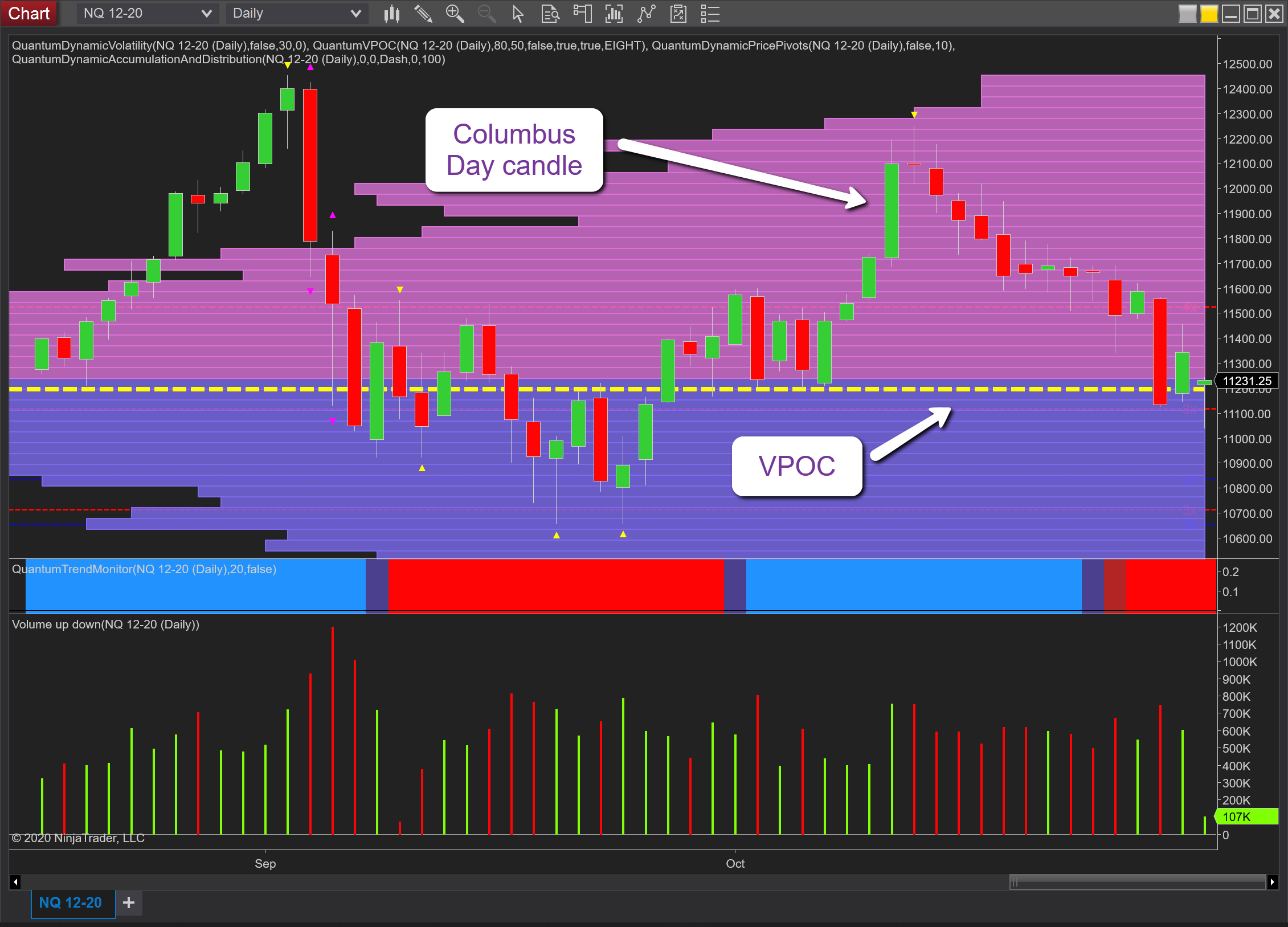 NQ emini daily
